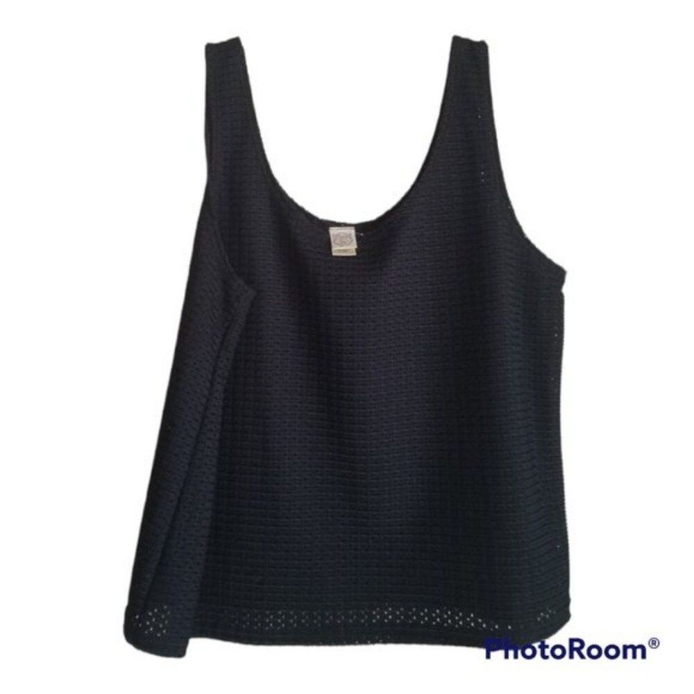 Black Textured Camisole Size Large